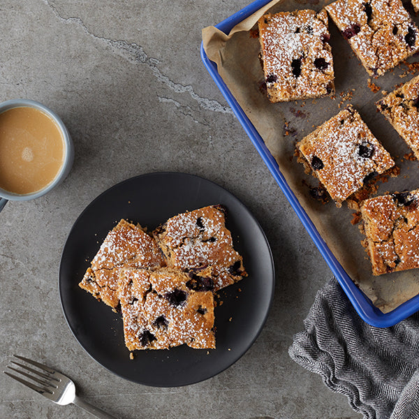 Partake Foods Recipe: Blueberry Maple Cake