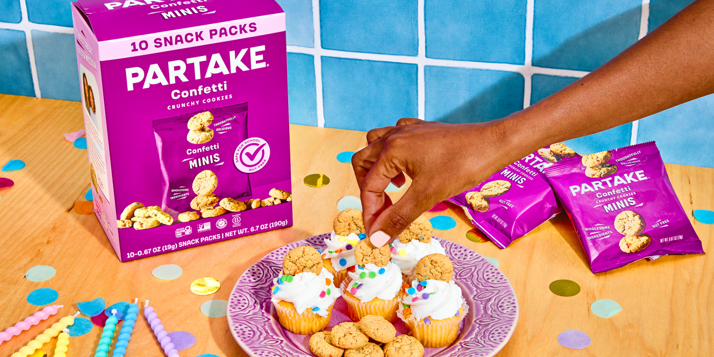 Mini Confetti Crunchy Cookies