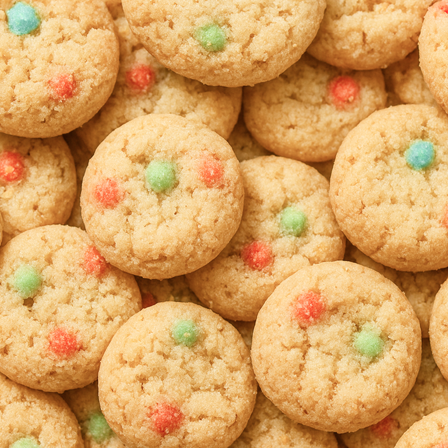Mini Confetti Crunchy Cookies