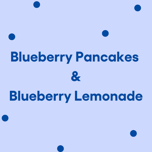 Blueberry Pancakes & Blueberry Lemonade