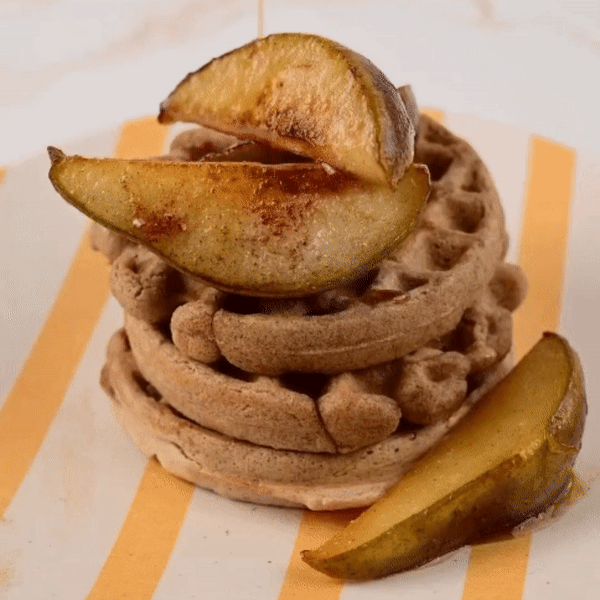 Gluten-free Vegan Cinnamon Waffles