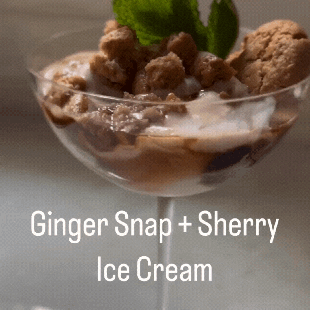 Cheesegal's Ginger Snap + Sherry Vegan Ice Cream