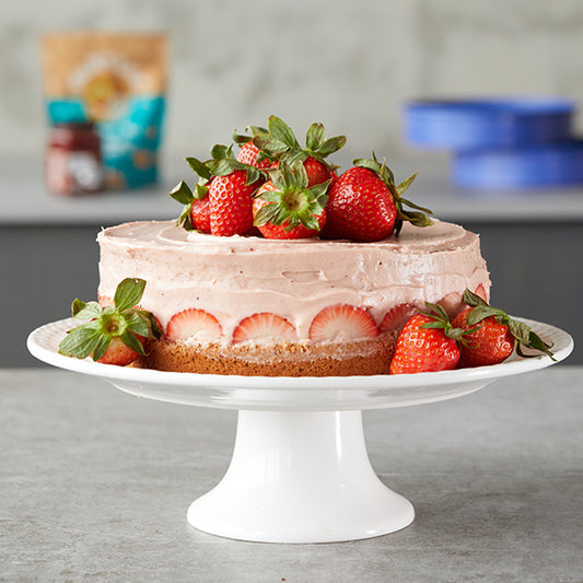 Partake Foods Recipe: Strawberries and Cream Cake