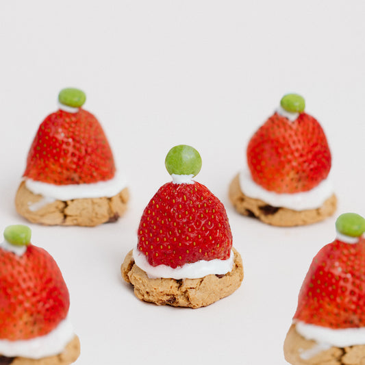 Santa Hat Cookies