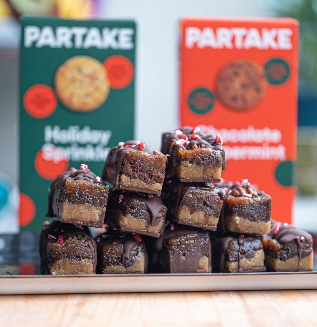 Turnip Vegan’s Holiday Cookie Candy Bars