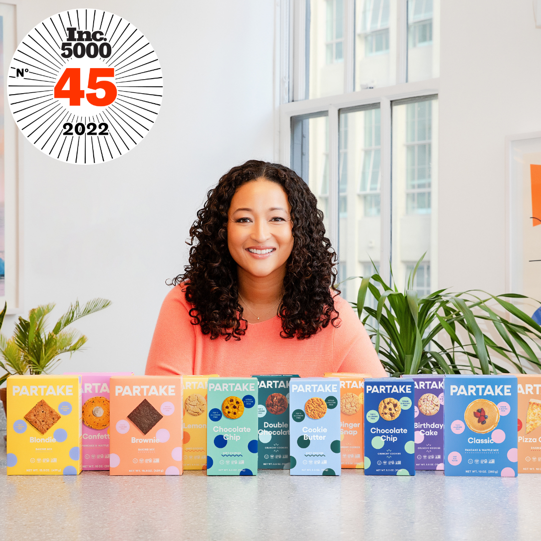 Partake is #45 on the 2022 Inc. Magazine 5000 List – Partake Foods