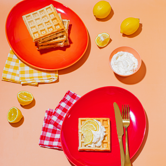 Lemon Ricotta Waffles