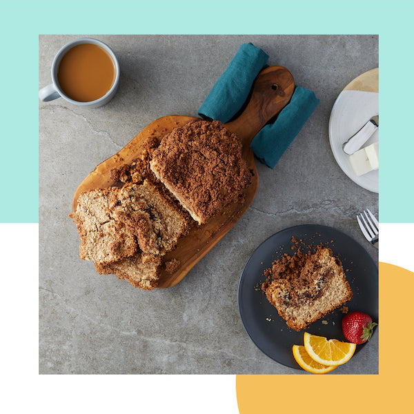 Partake at Home: with Friends Featuring Cinnamon Swirl Coffee Cake