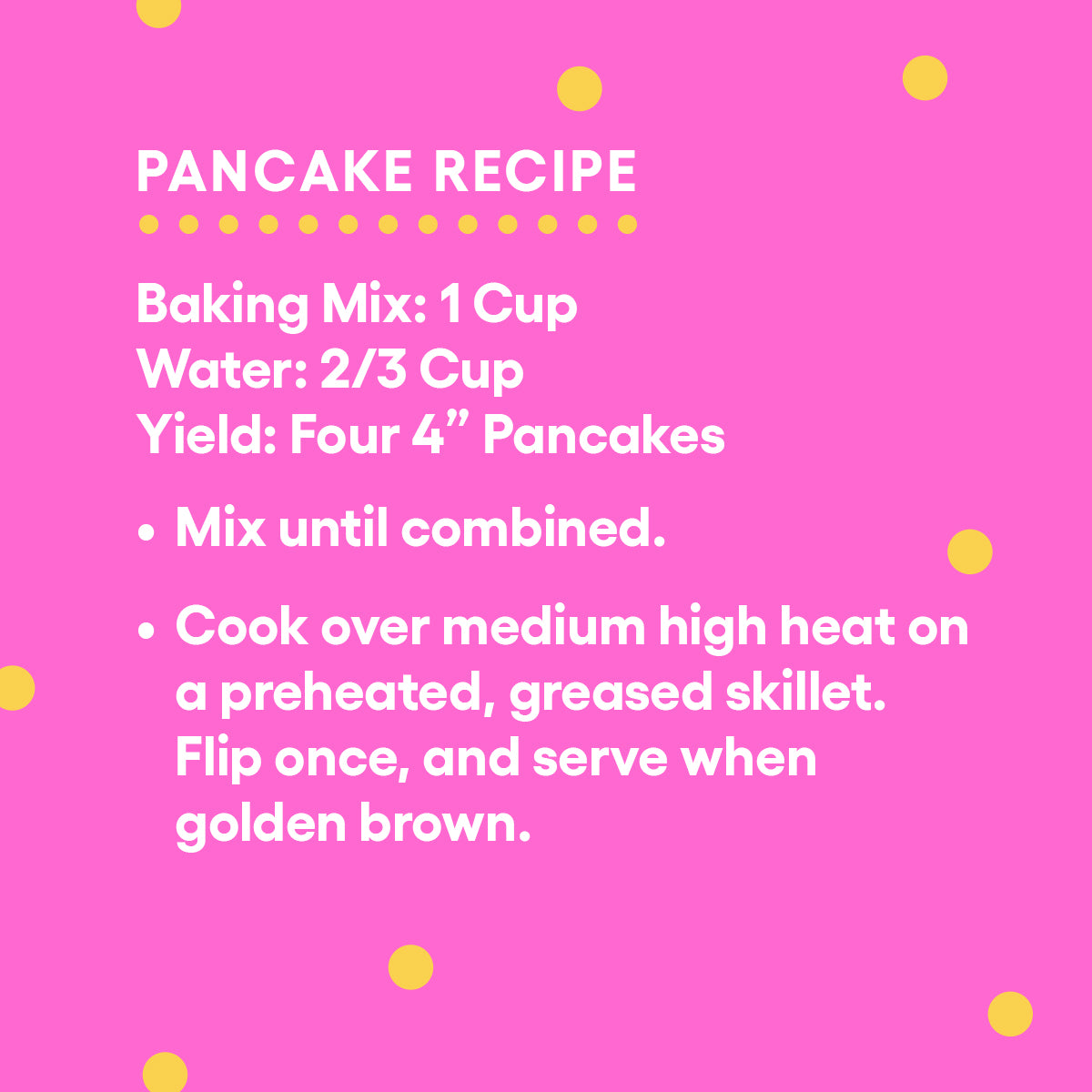 Confetti Pancake & Waffle Mix