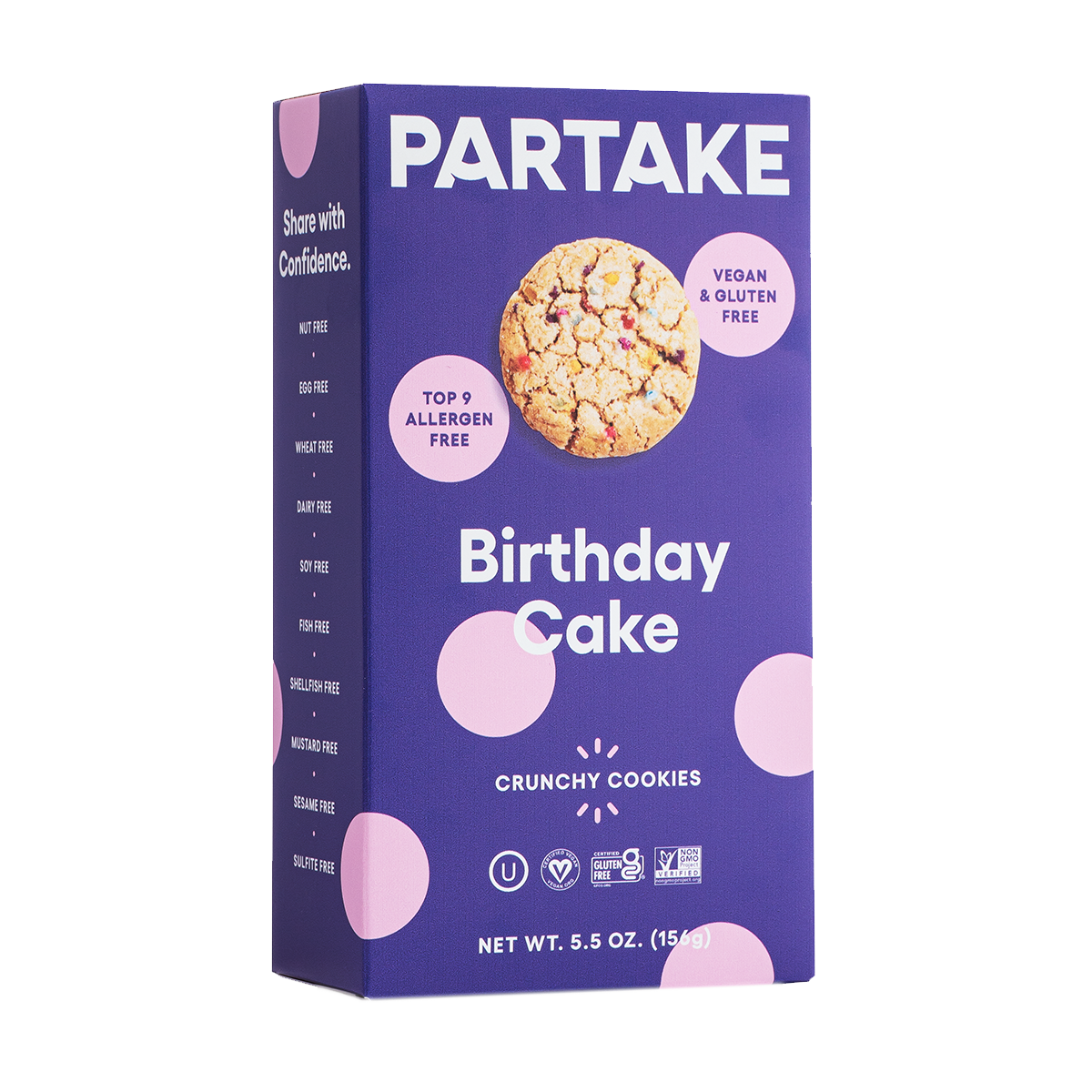 Crunchy Birthday Cake Cookies