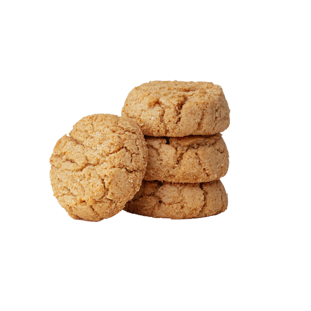 Crunchy Ginger Snap cookie stack